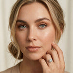 2.20CTW Round Lab Grown Diamond Bloom Ring For Her Rose Gold