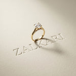 2.20CTW Round Lab Grown Diamond Bloom Ring For Her Gold