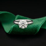 2.20CTW Round Lab Grown Diamond Bloom Ring For Her White