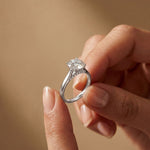 2.20CTW Round Lab Grown Diamond Bloom Ring For Her White