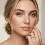 2.20CTW Cushion Lab Grown Diamond Whisper Ring For Girls Gold