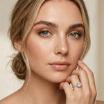 2.20CTW Cushion Lab Grown Diamond Whisper Ring For Girls White