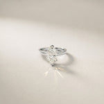 2.20 CT Marquise Cut Lab Grown Diamond Royale Ring White