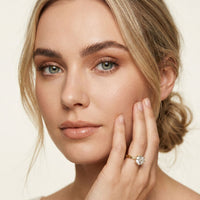 1CT Round Cut Lab Grown Diamond Solitaire Pure Elan Ring Gold
