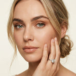 1CT Round Cut Lab Grown Diamond Solitaire Pure Elan Ring White