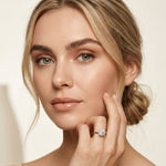 1 CT Round Lab Grown Diamond Tulip Solitaire Anniversary Ring For Her Rose Gold