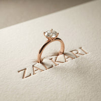 1 CT Round Lab Grown Diamond Tulip Solitaire Anniversary Ring For Her Rose Gold