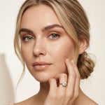 1 CT Round Lab Grown Diamond Tulip Solitaire Anniversary Ring For Her Gold