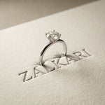 1 CT Round Lab Grown Diamond Tulip Solitaire Anniversary Ring For Her White