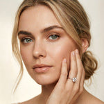 1 CT Round Lab Grown Diamond Classic Crown Ring Rose Gold