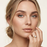 2 CT Round Lab Grown Diamond Regal Split Band Ring Gold