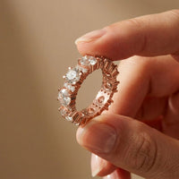 5.40CTW Sunlit Reverie Lab Grown Diamond Eternity Band For Her