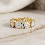 5.40CTW Sunlit Reverie Lab Grown Diamond Eternity Band For Her