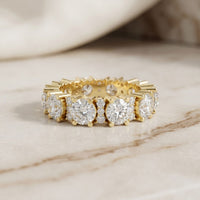 5.40CTW Sunlit Reverie Lab Grown Diamond Eternity Band For Her