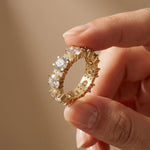 5.40CTW Sunlit Reverie Lab Grown Diamond Eternity Band For Her