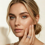 Everlasting Promise 1.40CTW Lab Grown Diamond Wedding Band Set