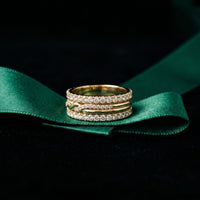 Everlasting Promise 1.40CTW Lab Grown Diamond Wedding Band Set