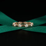 Cherished Forever Lab Grown Diamond Wedding Band For Her 0.70CT Rose Gold