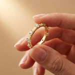 Cherished Forever Lab Grown Diamond Wedding Band For Her 0.70CT Gold