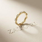Cherished Forever Lab Grown Diamond Wedding Band For Her 0.70CT Gold