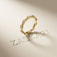 Cherished Forever Lab Grown Diamond Wedding Band For Her 0.70CT Gold