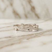 0.70CT Bound By Love Lab Grown Diamond Wedding Band White