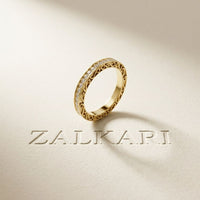 0.50CT Forever Bound Lab Grown Diamond Wedding Band For Her Gold
