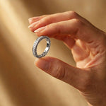 0.50CT Forever Bound Lab Grown Diamond Wedding Band For Her White 