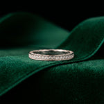 0.50CT Forever Bound Lab Grown Diamond Wedding Band For Her White 