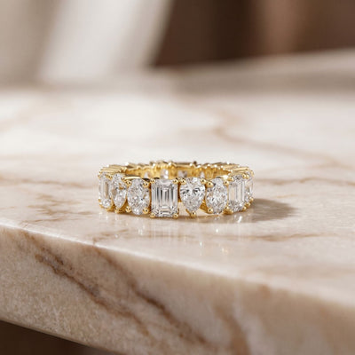 4.20CT Eternal Vows Mixed-Cut Lab Grown Diamond Wedding Band