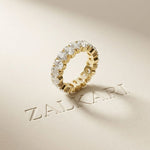 5CT Everlasting Harmony Lab Grown Diamond Wedding Band Gold