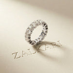5CT Everlasting Harmony Lab Grown Diamond Wedding Band White