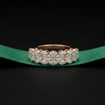 1.20CT Timeless Devotion Lab Grown Diamond Wedding Band Rose Gold