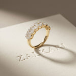 1.20CT Timeless Devotion Lab Grown Diamond Wedding Band Gold