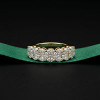 1.20CT Timeless Devotion Lab Grown Diamond Wedding Band Gold