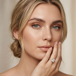 2.90 CTW Princess Lab Grown Diamond Split Shank Ring Gold