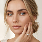 2.90CTW Cushion Lab Grown Diamond Two Row Split Shank Ring Gold