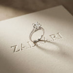 2.90CTW Cushion Lab Grown Diamond Two Row Split Shank Ring White