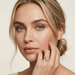 2.90CTW Marquise Lab Grown Diamond Grace Split Shank Ring Rose Gold