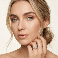 3.15CTW Round Cut Lab Grown Diamond Eternal Birthday Gift Ring Gold