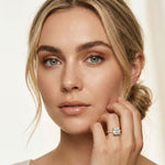 4.60CTW Cushion Lab Grown Diamond Aureline Pave Ring Rose Gold