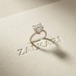 4.50CTW Heart Cut Lab Grown Diamond Rosavelle Pave Ring White