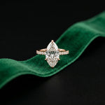 4.60CTW Marquise Cut Lab Grown Diamond Elvare Birthday Gift Ring Rose Gold