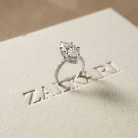 4.60CTW Marquise Cut Lab Grown Diamond Elvare Birthday Gift Ring White