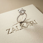4.50CTW Round Lab Grown Diamond Elyndra Ring For Her White