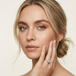 4.60CTW Cushion Lab Grown Diamond Seravelle Ring For Girls Rose Gold