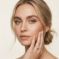 4.60CTW Cushion Lab Grown Diamond Seravelle Ring For Girls Rose Gold