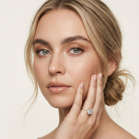 4.60CTW Cushion Lab Grown Diamond Seravelle Ring For Girls Gold
