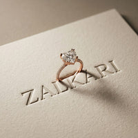4.60CTW Heart Lab Grown Diamond Celestique Ring For Women Rose Gold