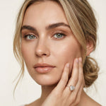 4.60CTW Heart Lab Grown Diamond Celestique Ring For Women Rose Gold